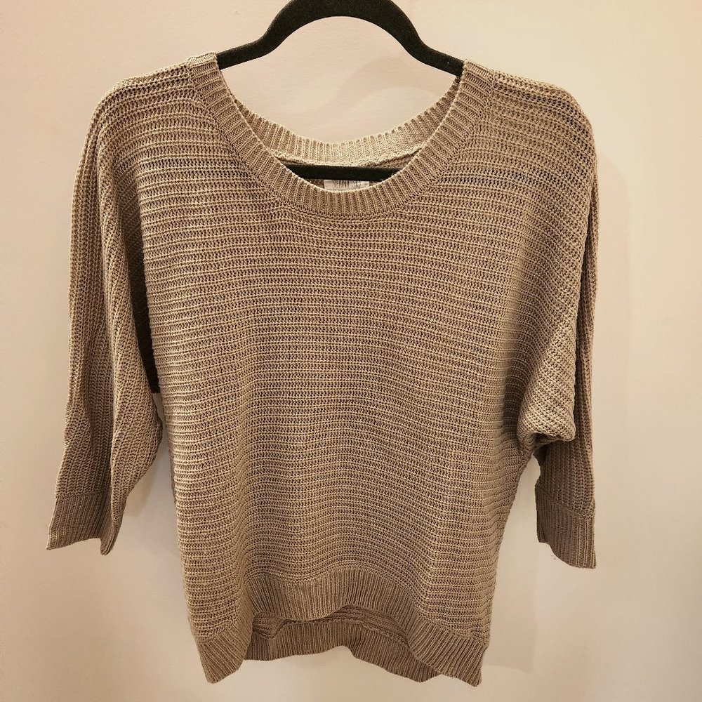 Taupe Knit Sweater